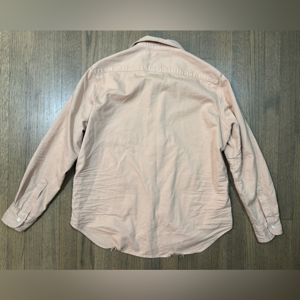 Frank & Eileen Button Down Shirt-Peach-Size Small - Picture 3 of 11
